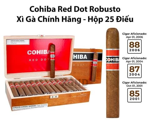 Cigar Cohiba Red Dot Robusto - Xì Gà Chính Hãng