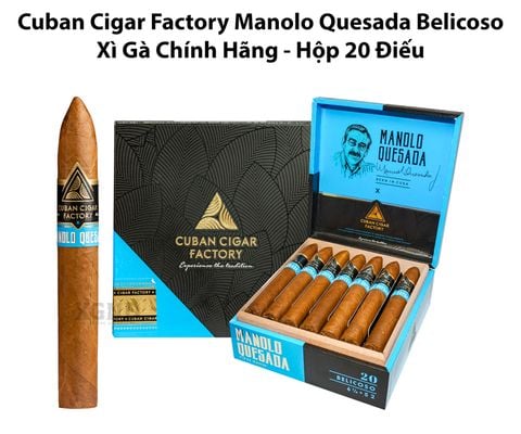 Cigar Cuban Cigar Factory Manolo Quesada Belicoso - Xì Gà Chính Hãng