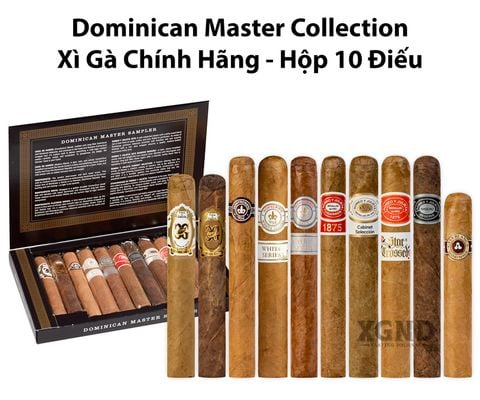 Cigar Dominican Republic Master Collection - Xì Gà Chính Hãng - Hộp 10 Điếu