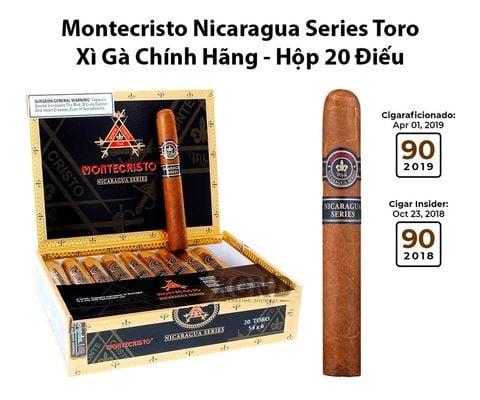 Cigar Montecristo Nicaragua Series Toro - Xì Gà Chính Hãng