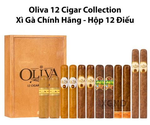 Cigar Oliva 12 Cigar Collection - Xì Gà Nicaragua Chính Hãng - Hộp 12 Điếu