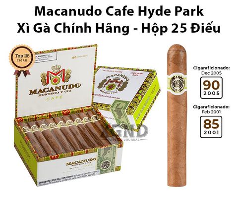 Cigar Macanudo Café Hyde Park - Xì gà Chính Hãng