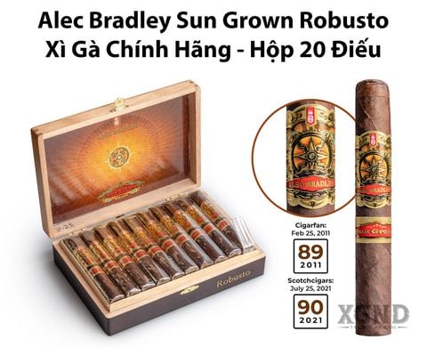 Cigar Alec Bradley Sun Grown Robusto - Xì Gà Chính Hãng