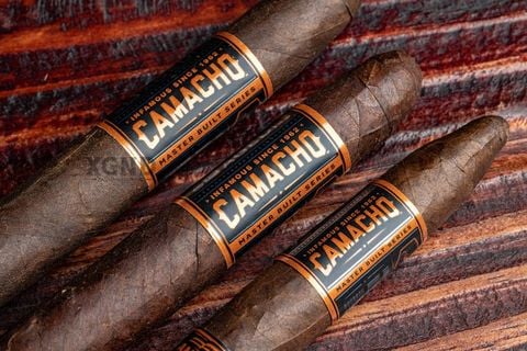 Cigar Camacho American Barrel Aged Figurado Assortment - Hộp 3 Điếu Xì Gà Chính Hãng