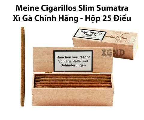 Cigar Meine Slim Sumatra - Xì Gà Chính Hãng