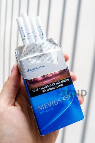 Thuốc Lá Mevius 8 Sky Blue - Thuốc Lá Chính Hãng