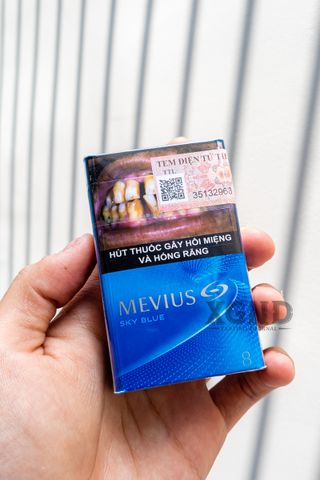 Thuốc Lá Mevius 8 Sky Blue - Thuốc Lá Chính Hãng