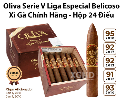 Cigar Oliva Serie V Liga Especial Belicoso - Xì Gà Chính Hãng