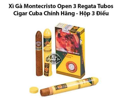 Cigar Cuba Montecristo Open Regata - Xì Gà Cuba Chính Hãng