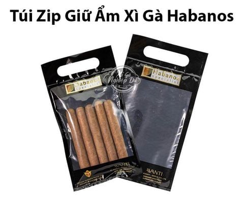 Túi Zip Cấp Ẩm Xì Gà Boveda Habanos - Phụ Kiện Bảo Quản Xì Gà