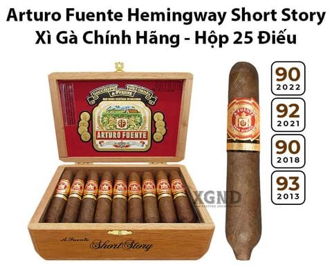 Cigar Arturo Fuente Hemingway Short Story - Xì Gà Dominica Chính Hãng