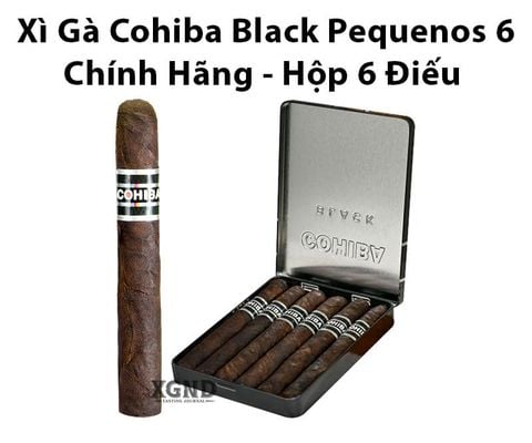 Cigar Cohiba Black Pequenos 6 Maduro - Xì Gà Chính Hãng