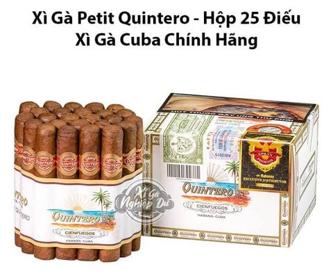 Cigar Cuba Quintero Petit Quintero - Xì Gà Cuba Chính Hãng