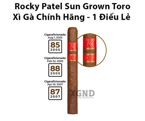 Cigar Rocky Patel Sun Grown Toro - Xì Gà Nicaragua Chính Hãng - 1 Điếu Lẻ