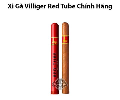 Cigar Villiger Red Tube Vanilla Filler Chính Hãng - 1 Điếu Lẻ Xì Gà Chính Hãng