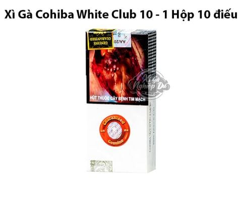 Cigar Mini Cohiba Club White - Xì gà Mini Cuba Chính Hãng
