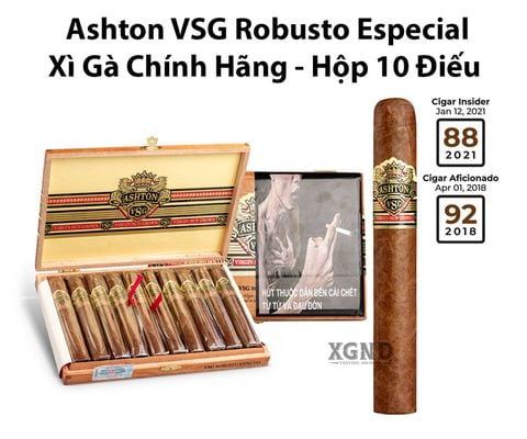 Cigar Ashton VSG Robusto Especial - Xì Gà Dominica Chính Hãng