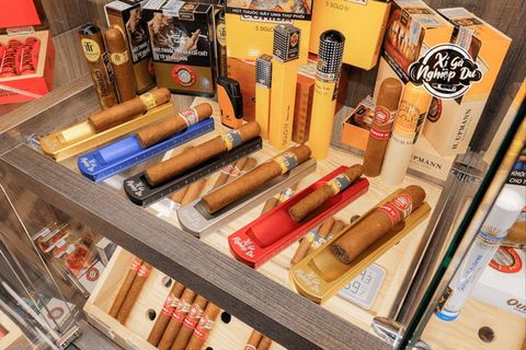 Gạt Tàn Xì Gà Đơn Kim Loại Nguyên Khối - Gạt Tàn Cigar Cho 1 Người