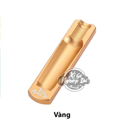 Gạt Tàn Xì Gà Đơn Kim Loại Nguyên Khối - Gạt Tàn Cigar Cho 1 Người