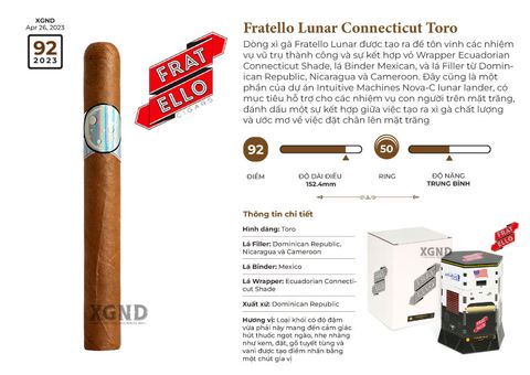Cigar Fratello Lunar Connecticut Toro - Xì Gà Chính Hãng