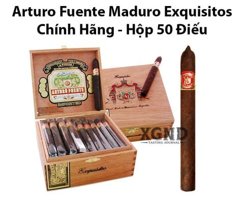 Cigar Arturo Fuente Maduro Exquisitos - Xì Gà Dominica Chính Hãng