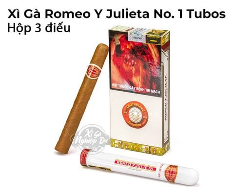 Cigar Romeo Y Julieta No.1 Tubos - Xì Gà Cuba Chính Hãng