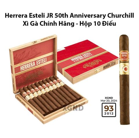 Cigar Herrera Esteli JR 50th Anniversary Churchill - Xì Gà Chính Hãng