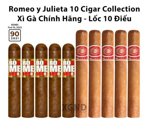 Cigar Romeo y Julieta 10 Cigar Collection - Lốc 10 Điếu - Xì Gà Chính Hãng