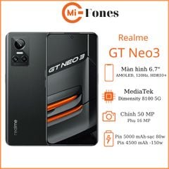 Điện thoại Realme GT Neo3 5G chip Dimensity 8100 sạc nhanh 80 &150w