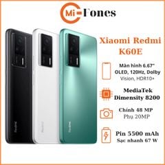 Điện thoại Xiaomi redmi k60E nguyên seal bảo hành 12 tháng Mifones
