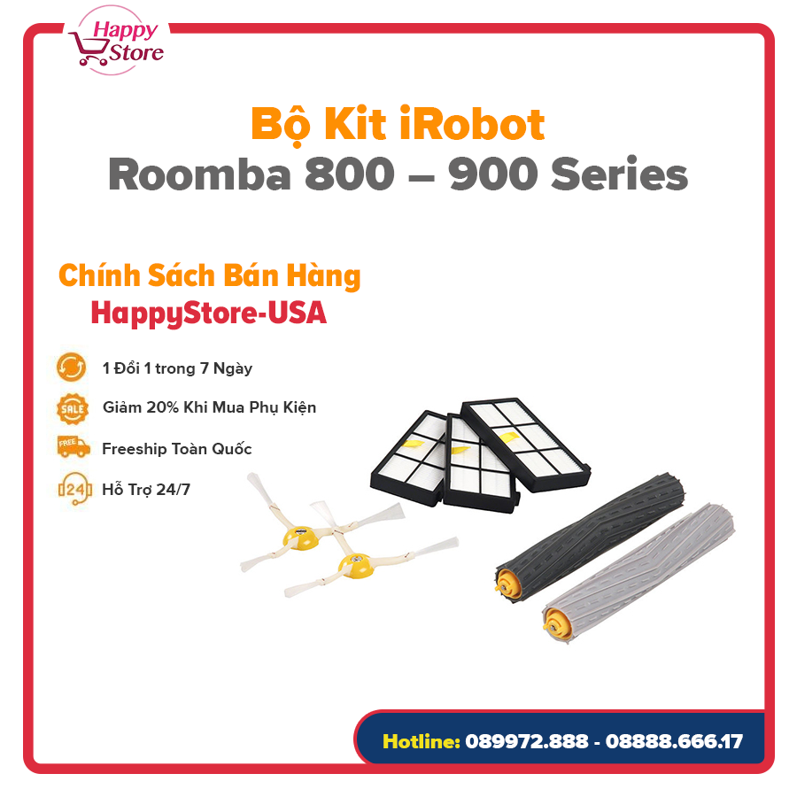 [Phụ Kiện Chính Hãng] - Bộ Kit iRobot Roomba 800 – 900 Series