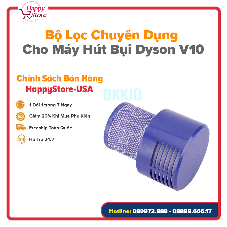 Bộ lọc chuyên dụng cho máy hút bụi Dyson V10 ( Hàng Ngoài)