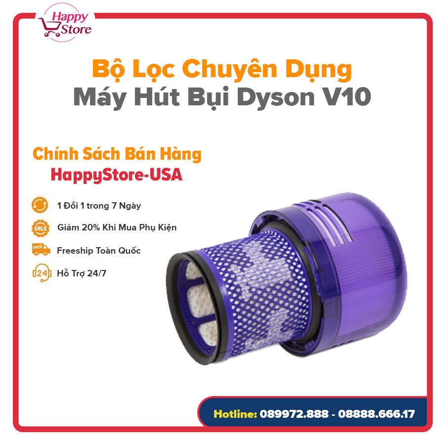 [Phụ Kiện Chính Hãng] - Bộ lọc chuyên dụng cho máy hút bụi Dyson V10