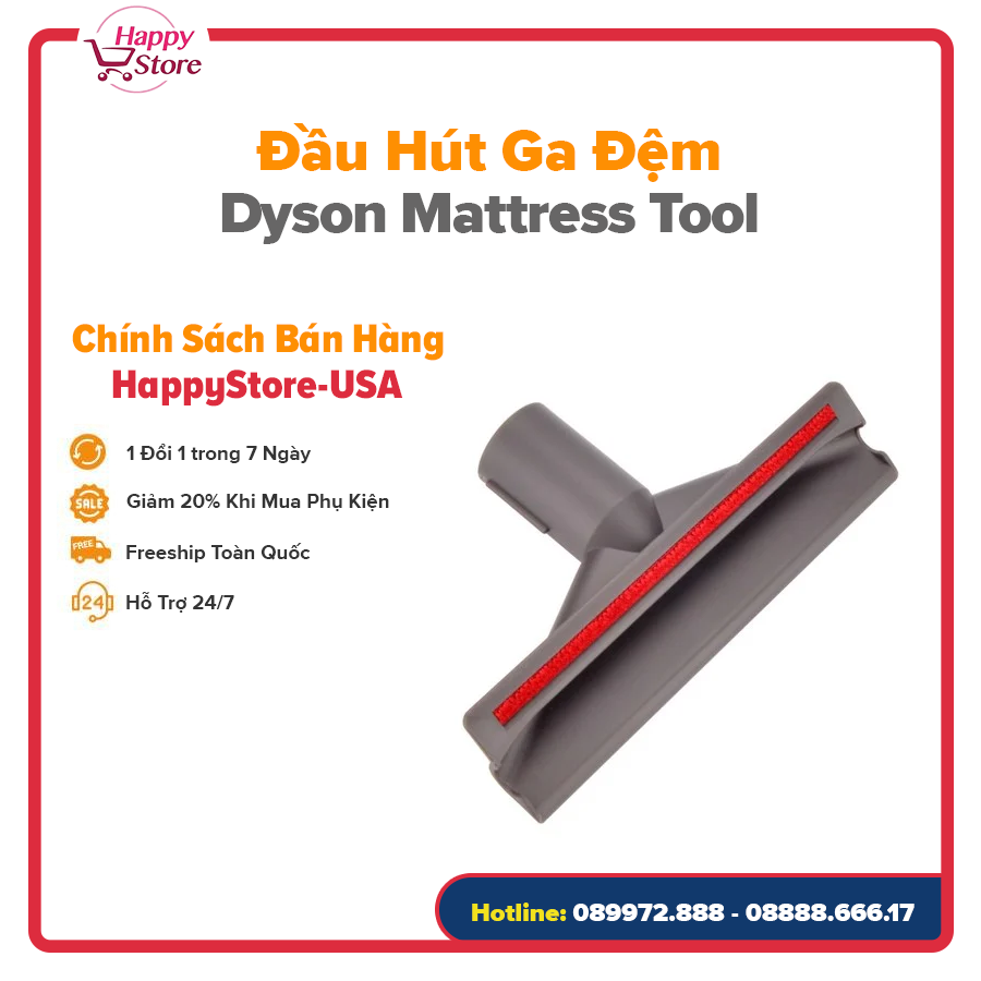 [Phụ Kiện Chính Hãng] - Đầu Hút Ga Đệm Dyson Mattress Tool