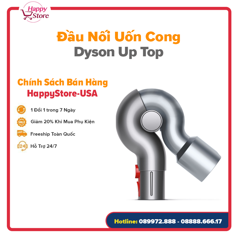 Đầu nối uốn cong máy hút bụi Dyson Up Top tools