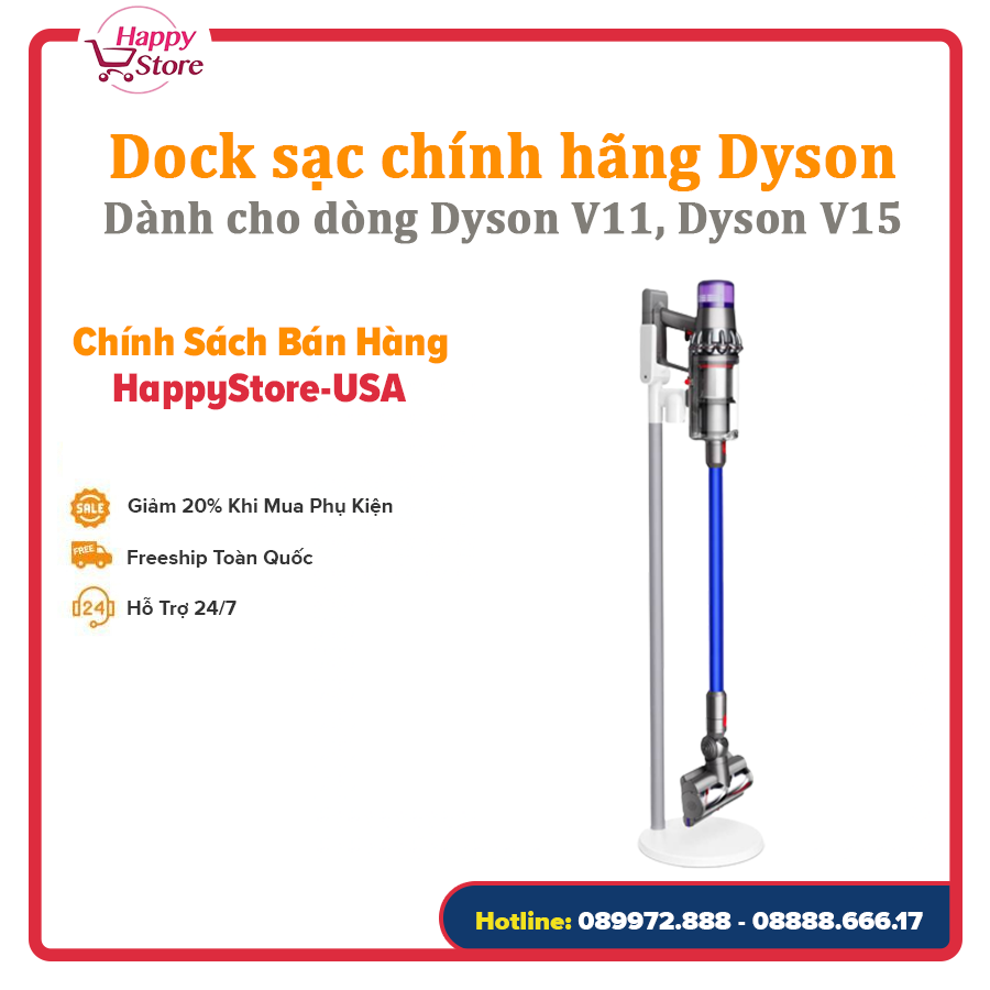 Giá treo máy hút bụi Dyson V15 Floor Dok™