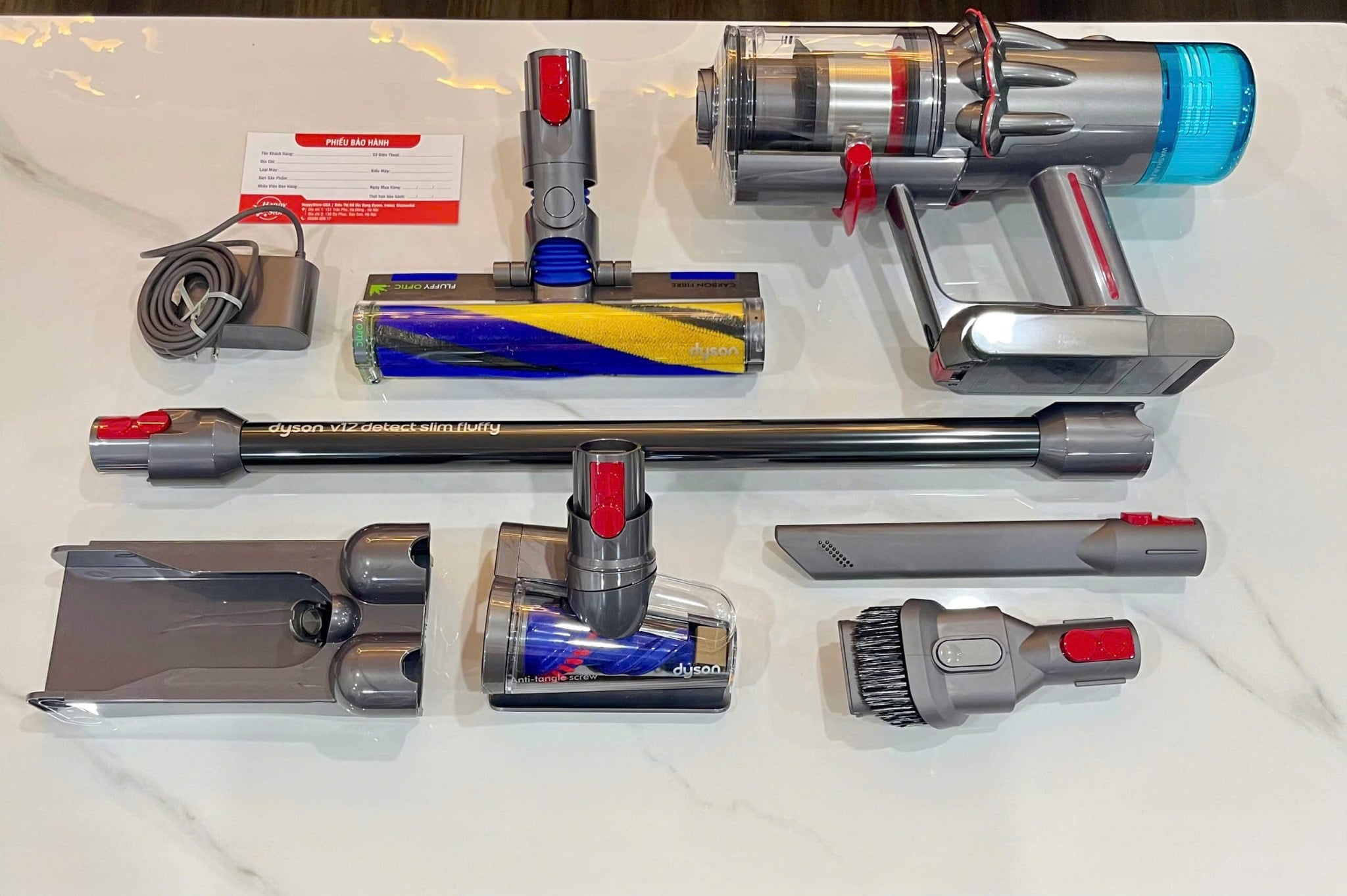 Máy Hút Bụi Dyson V12 Detect Slim Fluffy - Top 1 Bán Chạy