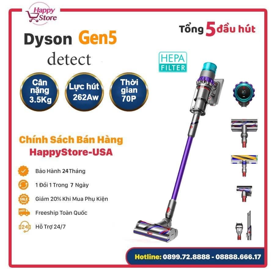 Máy hút bụi Dyson Gen5 Detect - Đột phá mới về lực hút