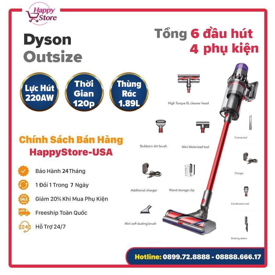 Máy hút bụi Dyson Outsize - Sự cải tiến vượt trội về công nghệ