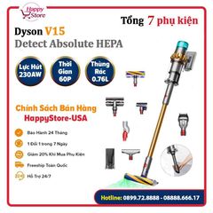 Máy hút bụi Dyson V15 Detect Absolute ( Lọc HEPA )