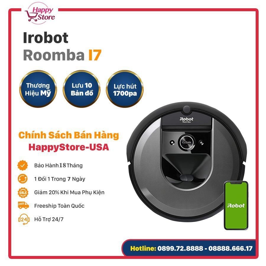 Robot Hút Bụi iRobot Roomba i7