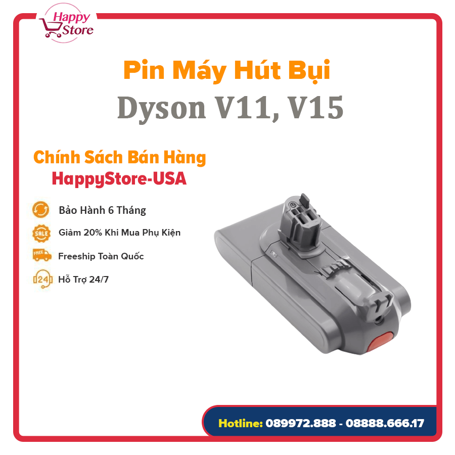 Pin máy hút bụi Dyson V15