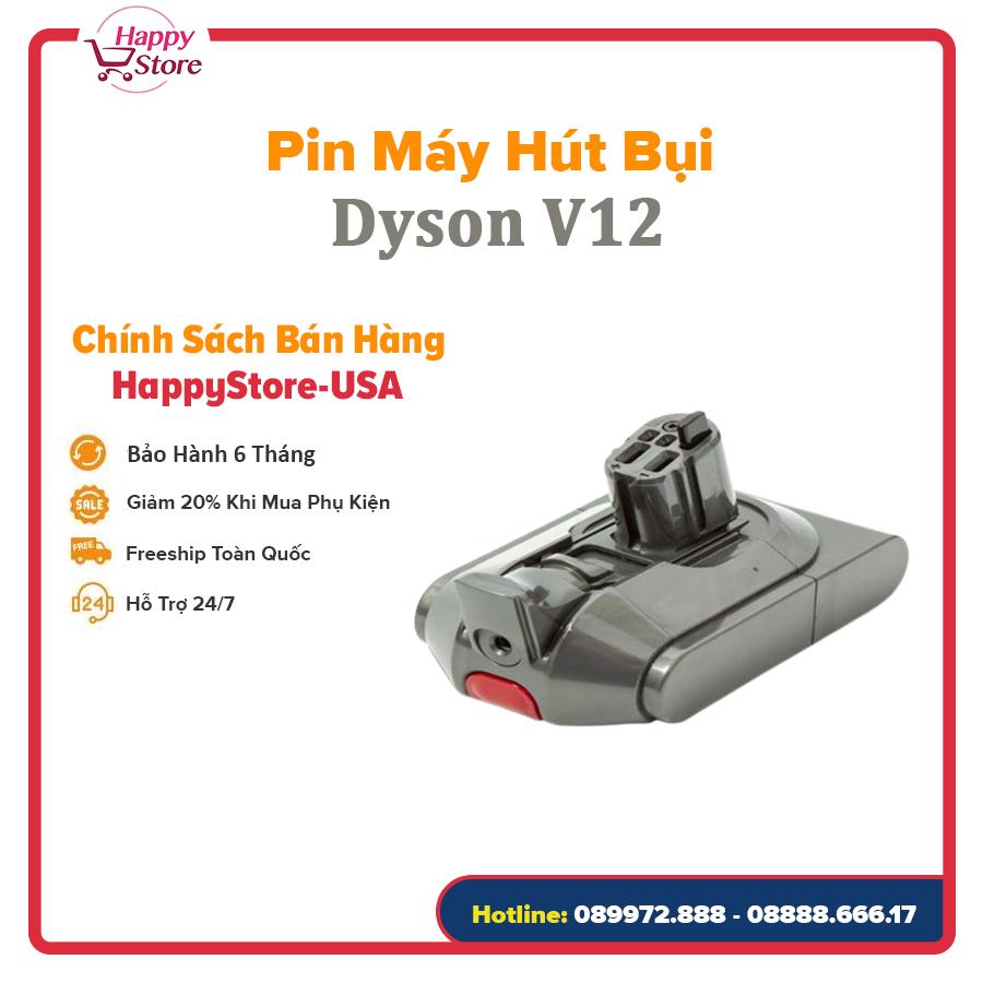 Pin Máy Hút Bụi Dyson V12