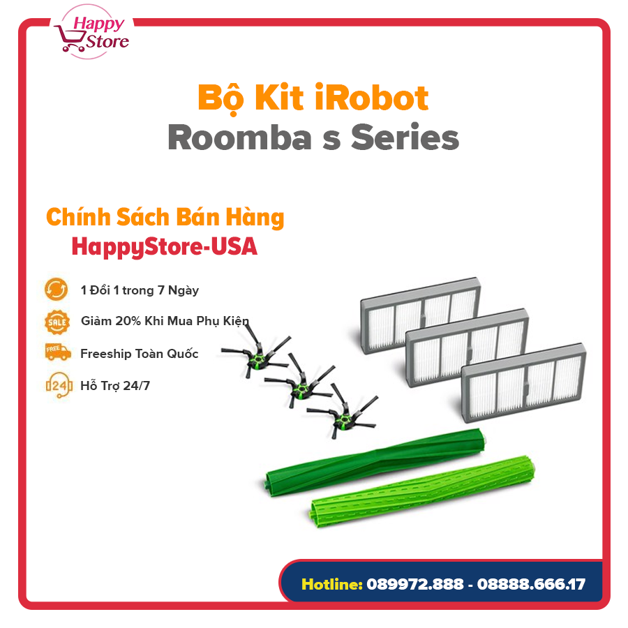 [Phụ Kiện Chính Hãng] - Bộ Kit iRobot Roomba s Series