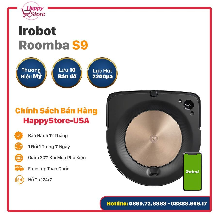 Robot Hút Bụi iRobot Roomba S9