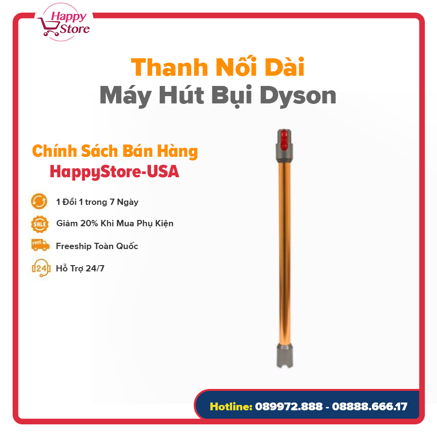 [Phụ Kiện Chính Hãng] - Thanh nối dài máy hút bụi Dyson