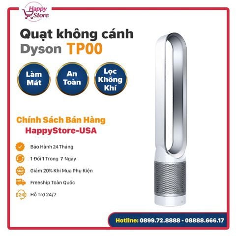 Quạt lọc không khí Dyson TP00 – Giải pháp làm mát và lọc không khí hiệu quả