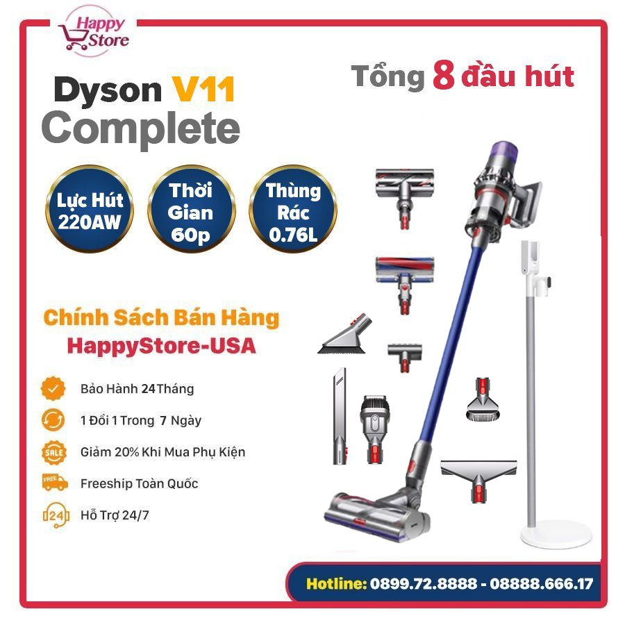 Máy hút bụi Dyson V11 Complete - Kèm giá treo Floor Dok tiện lợi