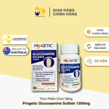  Thực Phẩm Chức Năng Progetic Glucosamine Sulfate 1500mg Hỗ Trợ Sức Khỏe Xương Khớp Người Lớn Date 02/2025 