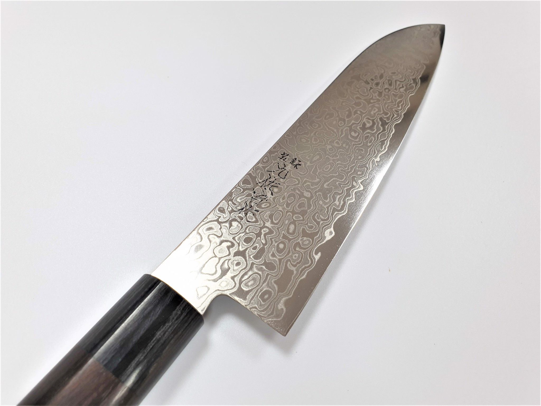  Dao cắt ZA18 Damascus Santoku 69 lớp thép VG-10 180mm 